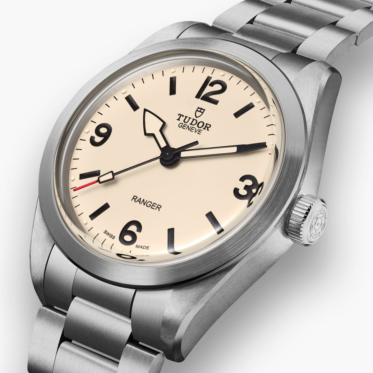 TUDOR Ranger 39mm Automatic Beige Dial Steel Bracelet Watch