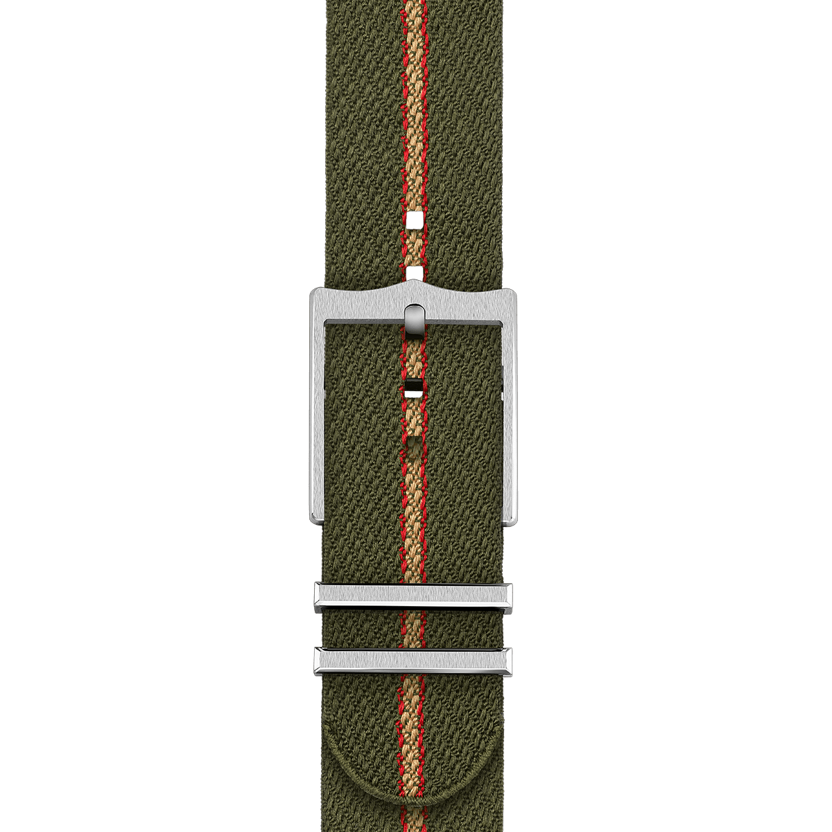 TUDOR Ranger 39mm Automatic Beige Dial Green Fabric Bracelet Watch