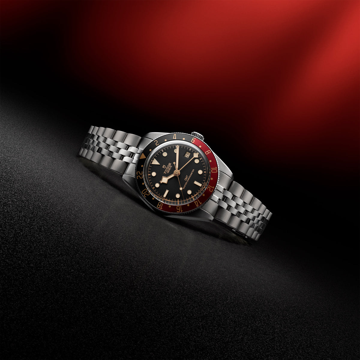 [SIMCHA-TOP500:TUDOR:M7939G1A0NRU-0003:06] Black Bay 58 GMT Manufacture Calibre MT5450-U 39mm steel case Black and burgundy bezel