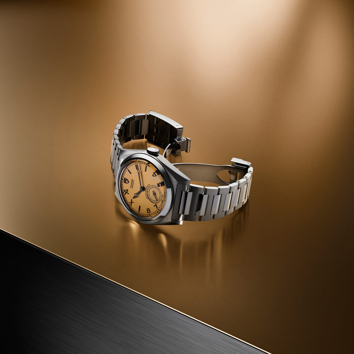 [SIMCHA-TOP500:TUDOR:M2639W1A0U-0001:09] TUDOR Monarch Manufacture Calibre MT5662-2U 39mm steel case Dark champagne-colour