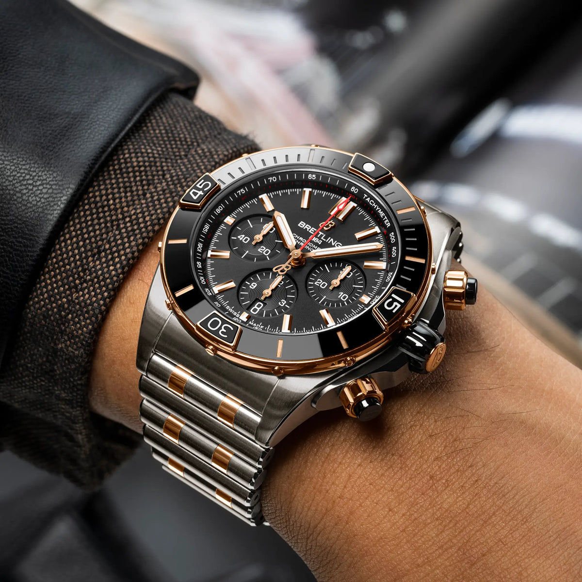 [SIMCHA-TOP500:BREITLING:UB0136251B1U1:05] Breitling Super Chronomat B01 44 – UB0136251B1U1 official image