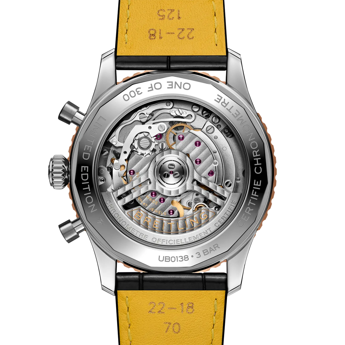 [SIMCHA-TOP500:BREITLING:UB01384A1B1P1:04] Breitling Navitimer B01 Chronograph 43 Limited Edition – UB01384A1B1P1 official image