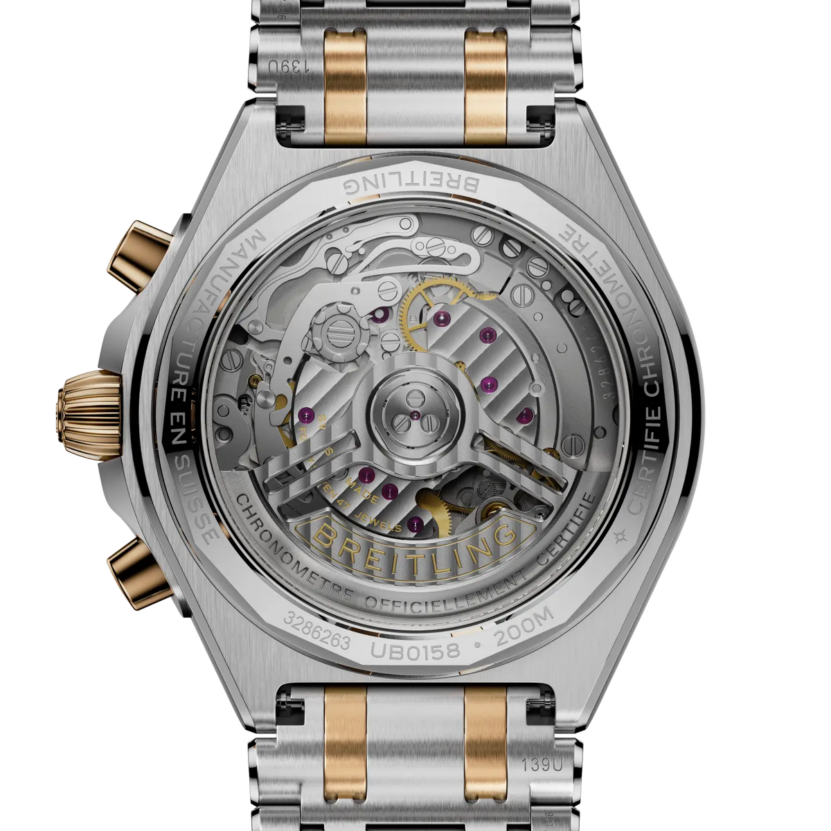 [SIMCHA-TOP500:BREITLING:UB0158101B1U1:04] Breitling Chronomat B01 Chronograph 42 – UB0158101B1U1 official image