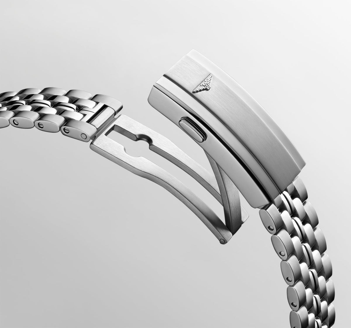 [SIMCHA-TOP500:LONGINES:L2.537.4.72.6:07] ULTRA-CHRON CLASSIC L2.537.4.72.6 Automatic, Stainless steel, Sunray silver, Bracelet Watch - Buckle