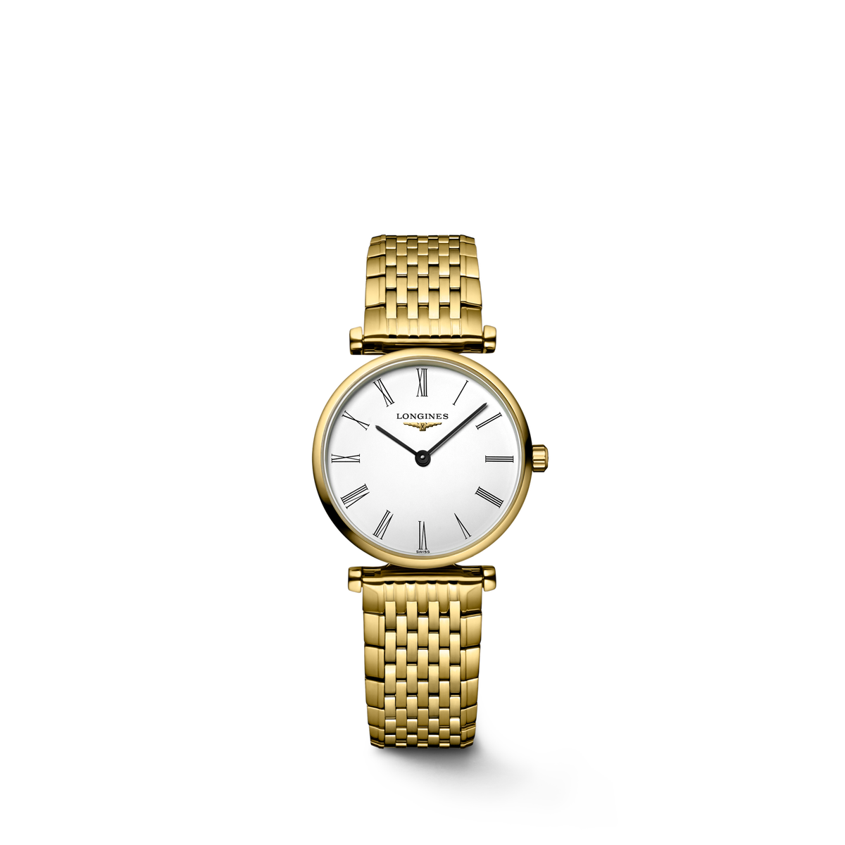 Longines La Grande Classique 24.00mm Quartz White Dial Yellow Bracelet Watch