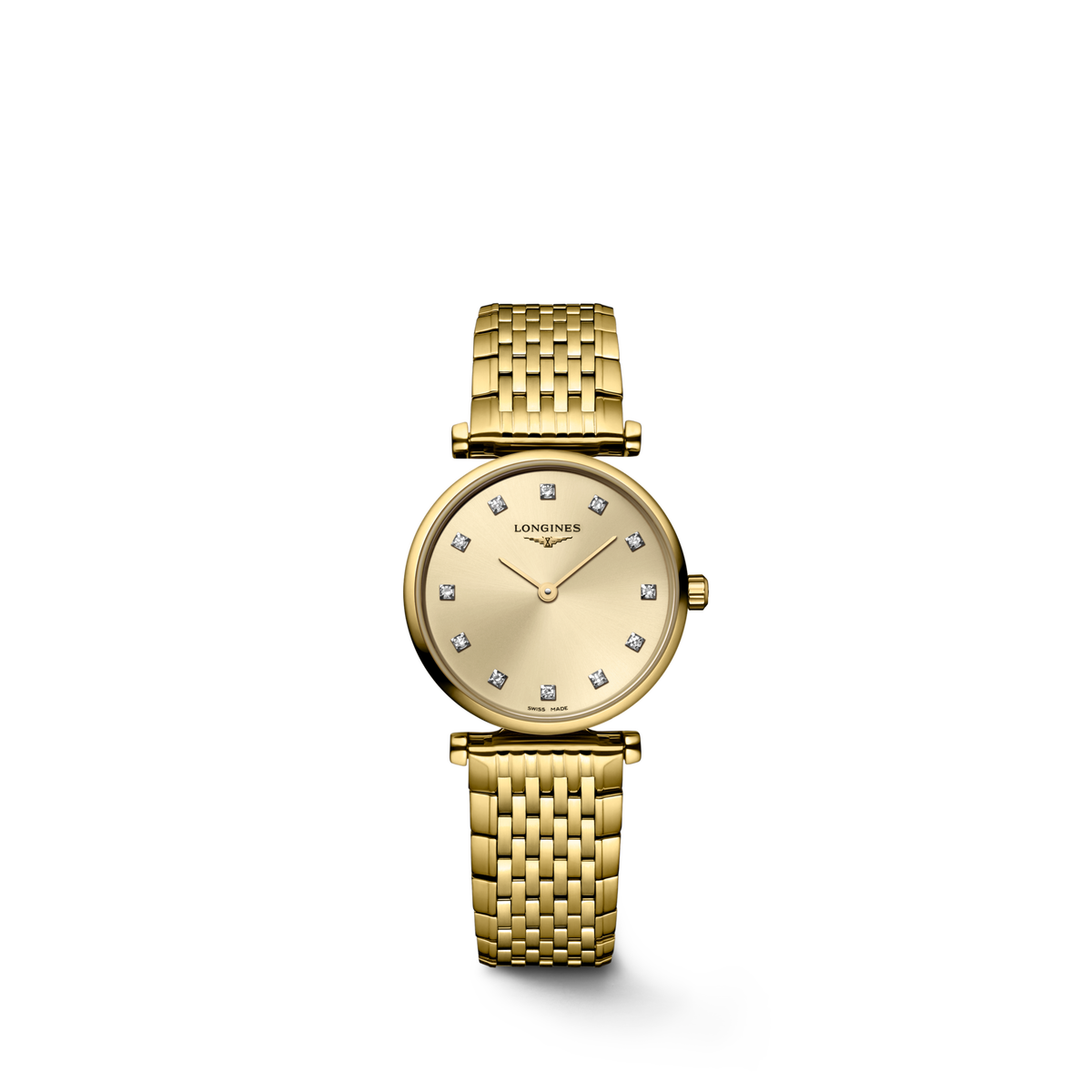Longines La Grande Classique 24.00mm Quartz Gilt Dial Yellow Bracelet Watch