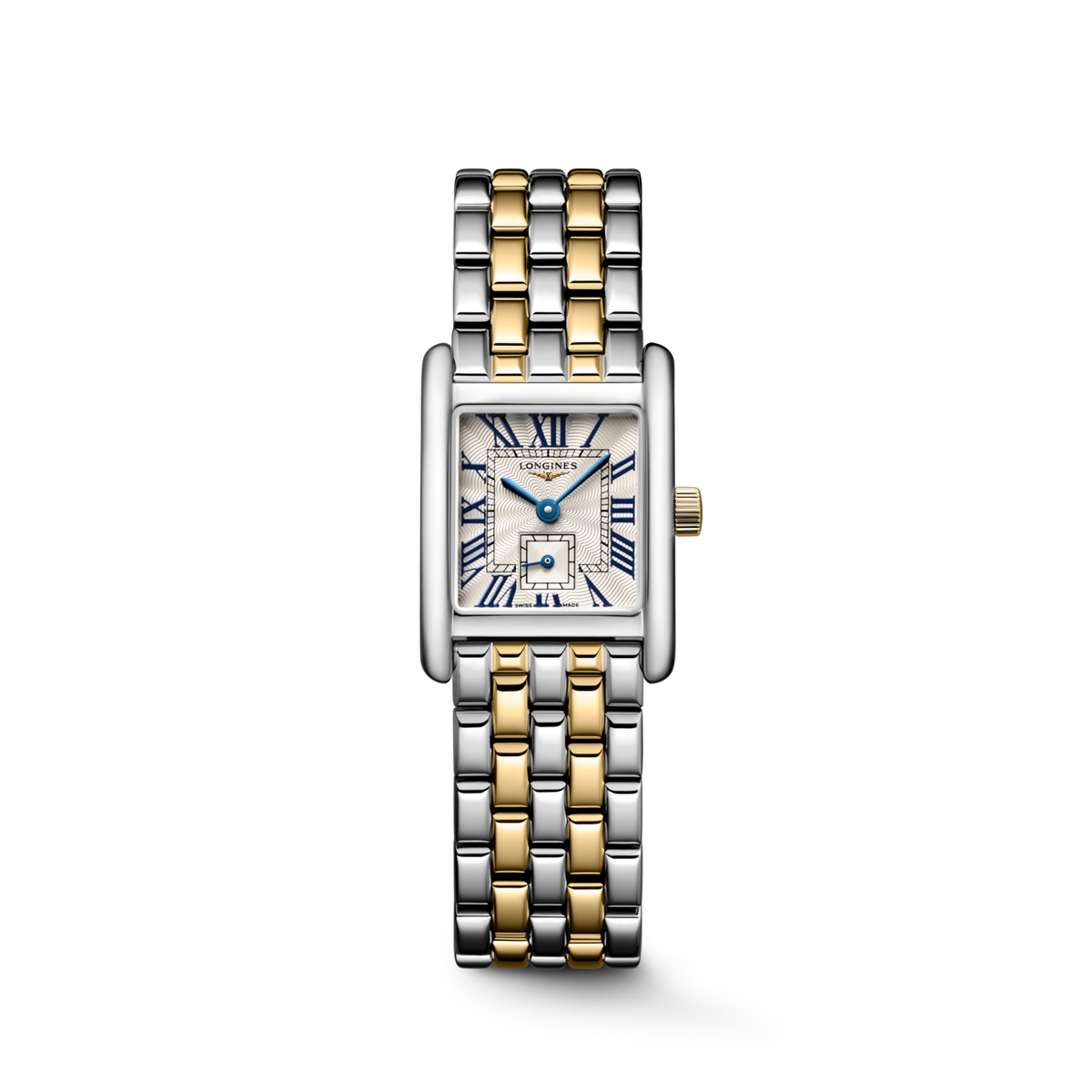 [SIMCHA-TOP500:LONGINES:L5.200.5.70.7:01] LONGINES MINI DOLCEVITA L5.200.5.70.7 Quartz, Stainless steel with 18 karat yellow gold crown, Silver "flinqué", Bracelet Watch - Watch soldier