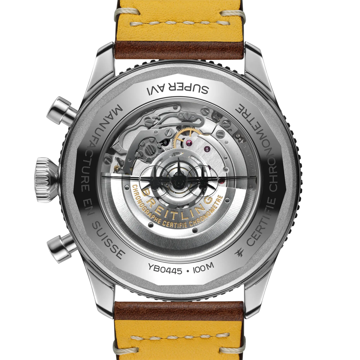 [SIMCHA-TOP500:BREITLING:YB04451A1B1X1:04] Breitling Classic AVI Super AVI B04 Chronograph GMT 46 Mosquito – YB04451A1B1X1 official image