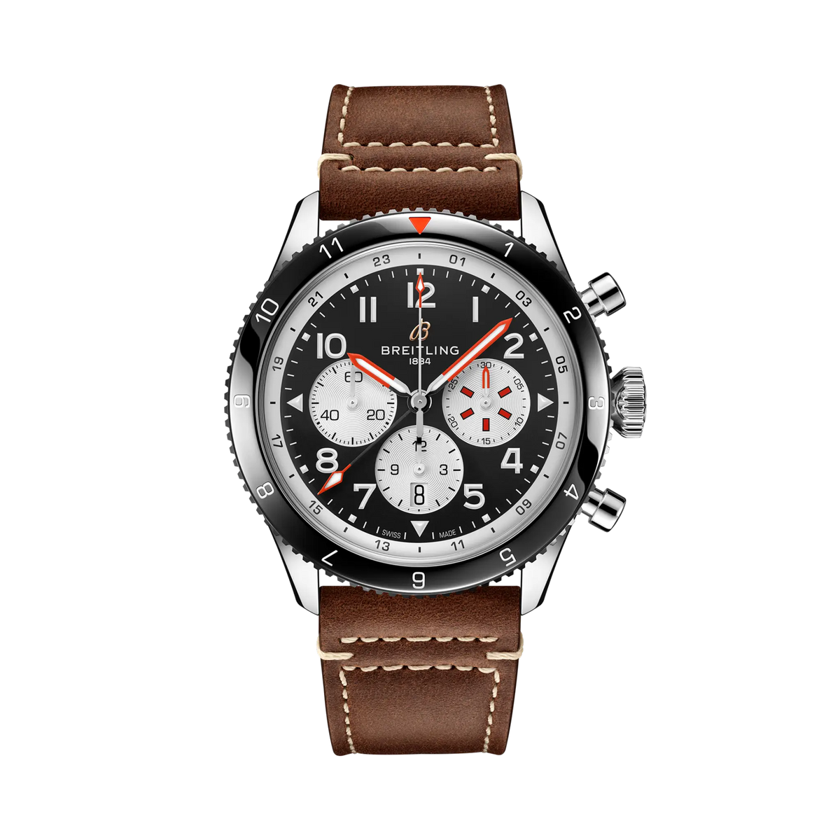 [SIMCHA-TOP500:BREITLING:YB04451A1B1X1:01] Breitling Classic AVI Super AVI B04 Chronograph GMT 46 Mosquito – YB04451A1B1X1 official image