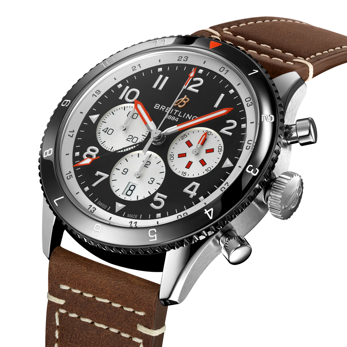 [SIMCHA-TOP500:BREITLING:YB04451A1B1X1:02] Breitling Classic AVI Super AVI B04 Chronograph GMT 46 Mosquito – YB04451A1B1X1 official image